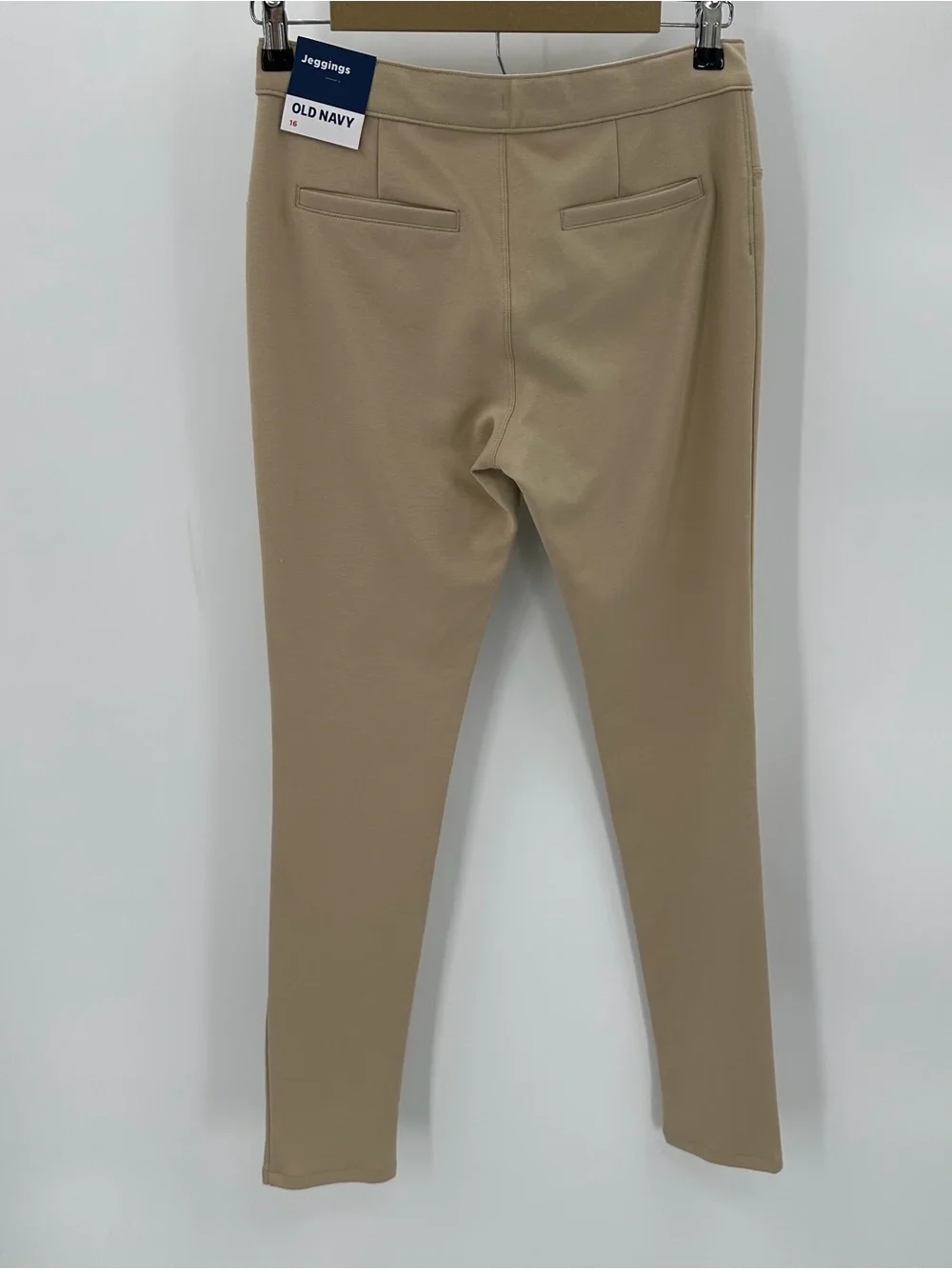 Old Navy Uniform Pants Girls 16 Beige Tan Jeggings Stretch School Clothes NWT
